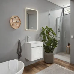 HOME DELUXE Badkamermeubel BORKUM - MDF wit