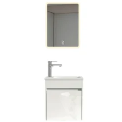 HOME DELUXE Badkamermeubel BORKUM - MDF wit