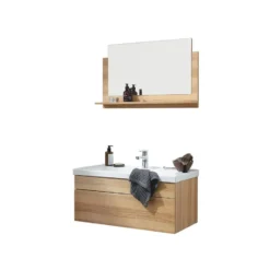 HOME DELUXE Badkamermeubels WANGEROOGE GROOT hout M
