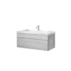 HOME DELUXE Badkamermeubelset WANGEROOGE Grijs S