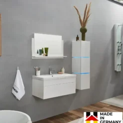 HOME DELUXE Badkamermeubel WANGEROOGE GROOT Wit L