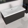 HOME DELUXE Badkamermeubel WANGEROOGE BIG Zwart M