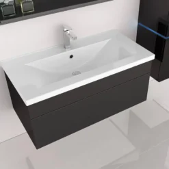 HOME DELUXE Badkamermeubel WANGEROOGE BIG Zwart M