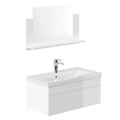 HOME DELUXE Badkamermeubel WANGEROOGE GROOT Wit M