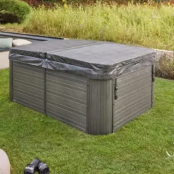 HOME DELUXE Buiten whirlpool BEACH Met treden en thermische afdekking