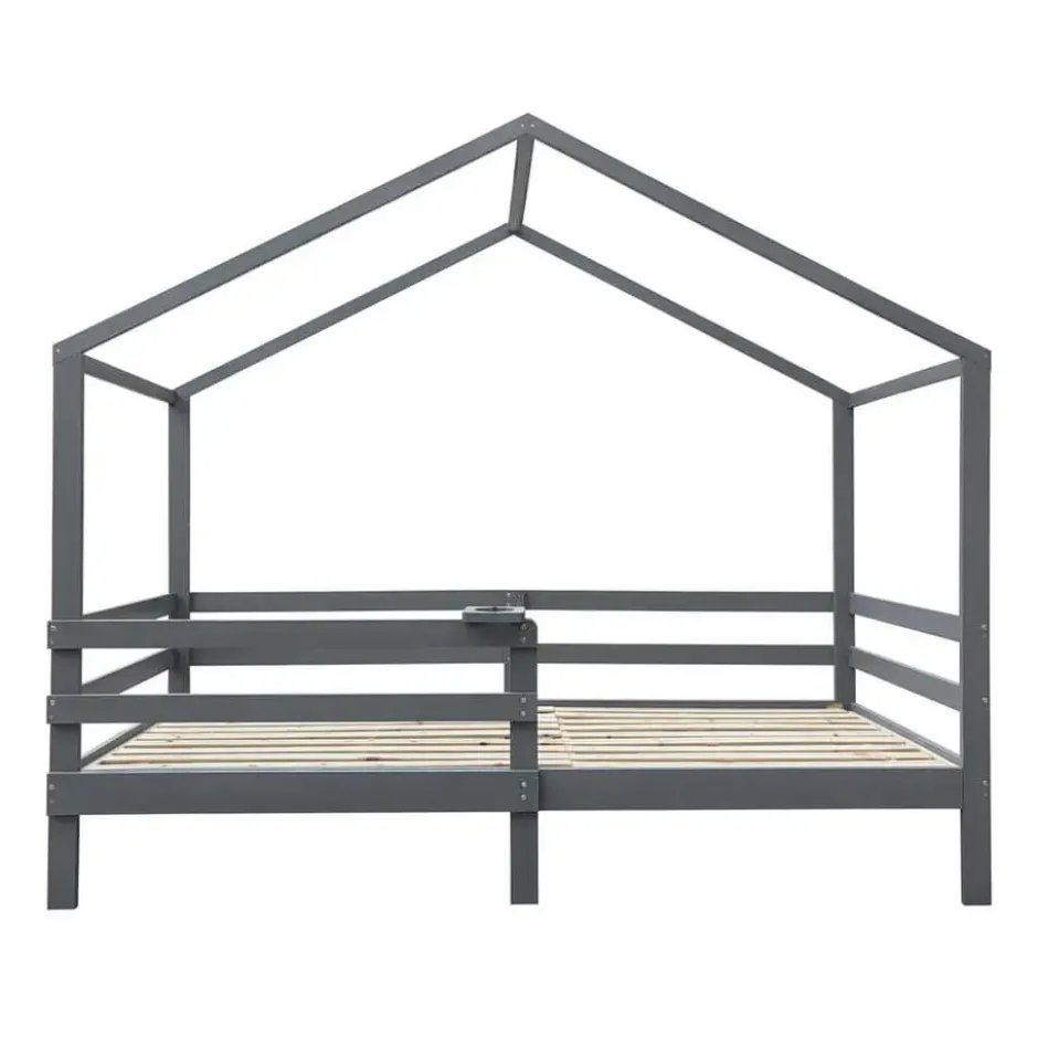 HOME DELUXE kinderbed WOLKENLAND grijs met lades