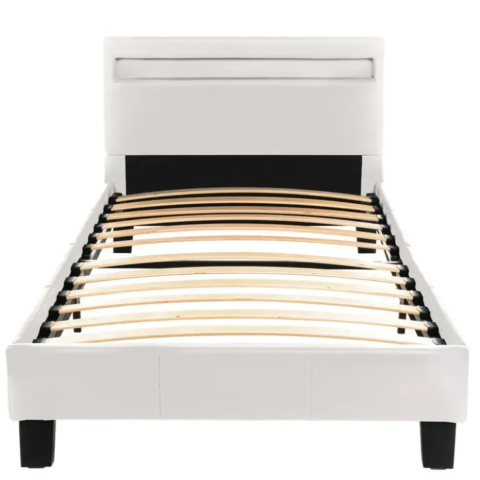 HOME DELUXE LED bed ASTRO Wit 90 x 200 cm