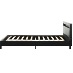 HOME DELUXE LED bed ASTRO zwart 90 x 200 cm
