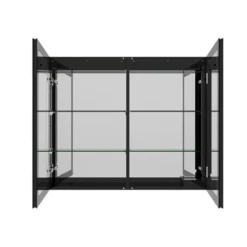HOME DELUXE LED spiegelkast EVE zwart 100 x 80 cm