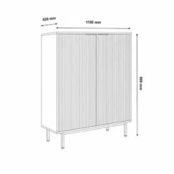 HOME DELUXE NYLA dressoir - 115 x 90 cm