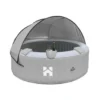 HOME DELUXE Opblaasbare Whirlpool Splash Grijs 4 st.