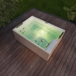 HOME DELUXE Outdoor whirlpool NIMBUS DELUXE PURE – zonder trap en thermodeksel