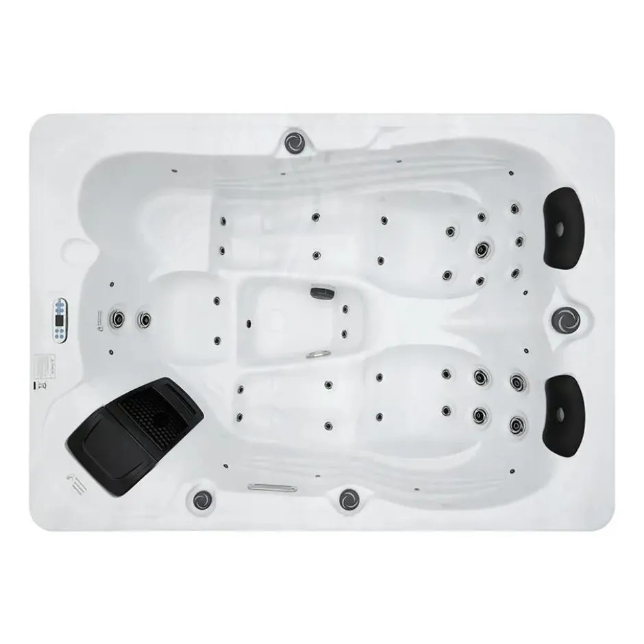 HOME DELUXE Outdoor Whirlpool SUNSET Met trap en thermische afdekking