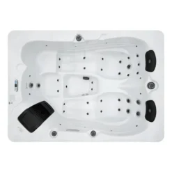HOME DELUXE Outdoor Whirlpool SUNSET Met trap en thermische afdekking