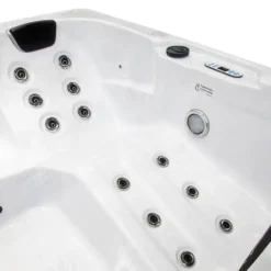 HOME DELUXE Outdoor Whirlpool WHITE MARBLE PURE