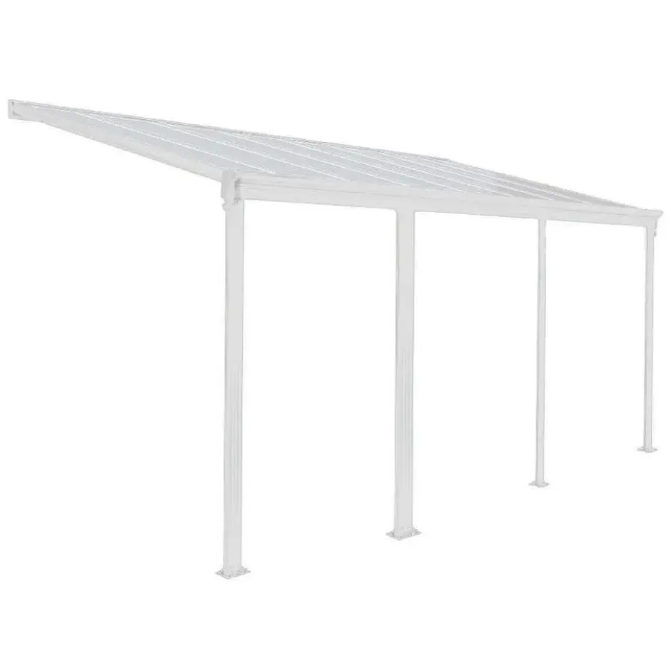 HOME DELUXE Patiodak SOLIS Wit 618 / 625 x 303 / 300 x 278 / 226 cm