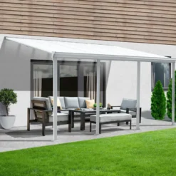 HOME DELUXE Patiodak SOLIS Wit 618 / 625 x 303 / 300 x 278 / 226 cm