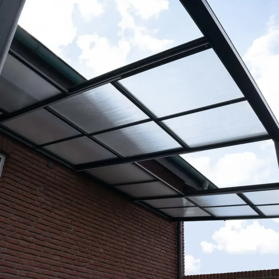 HOME DELUXE SOLIS DELUXE terrasoverkapping grijs 579 x 295 x 233 / 272 cm