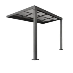 HOME DELUXE Terrasoverkapping SOLIS DELUXE grijs 290 x 295 x 233 / 272 cm