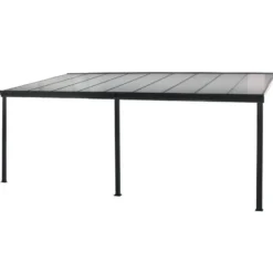 HOME DELUXE terrasoverkapping SOLIS grijs 496 / 503 x 300 / 303 x 278 / 226 cm