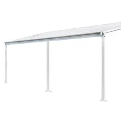 HOME DELUXE terrasoverkapping SOLIS wit 496 / 503 x 300 / 303 x 278 / 226 cm