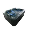 HOME DELUXE Whirlpool buiten ZWART MARBLE Puur