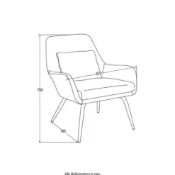 Home Luxe fauteuil ORION
