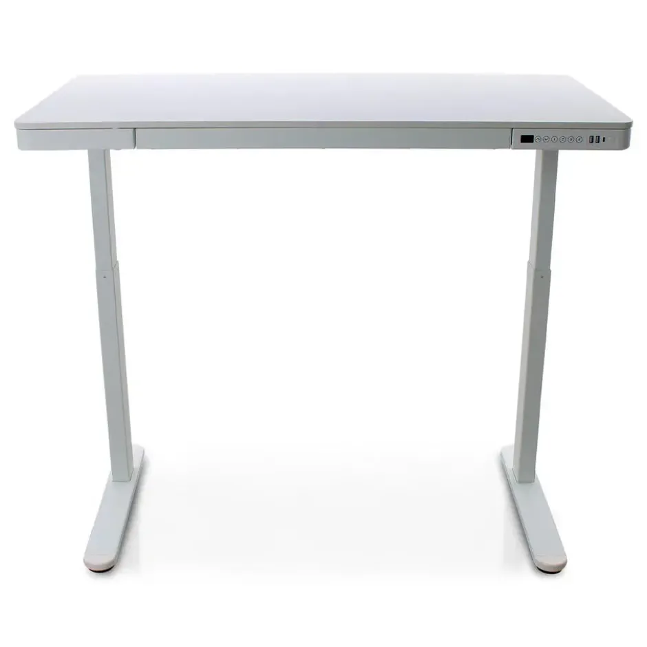 Home Office - Elektrisch verstelbaar zit-sta bureau - Wit - 120 x 60