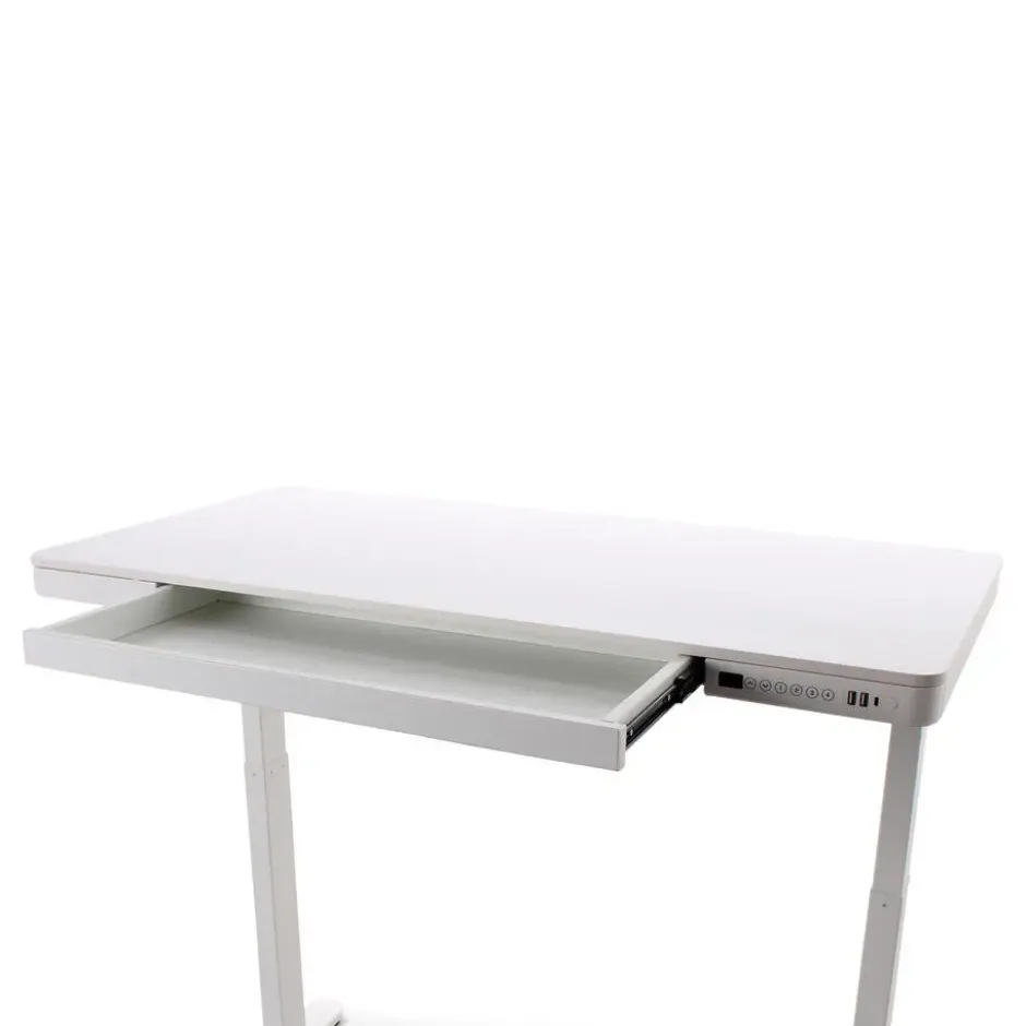 Home Office - Elektrisch verstelbaar zit-sta bureau - Wit - 120 x 60
