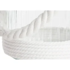 Home & Styling Kaarsen houder - windlicht - wit - 18 cm