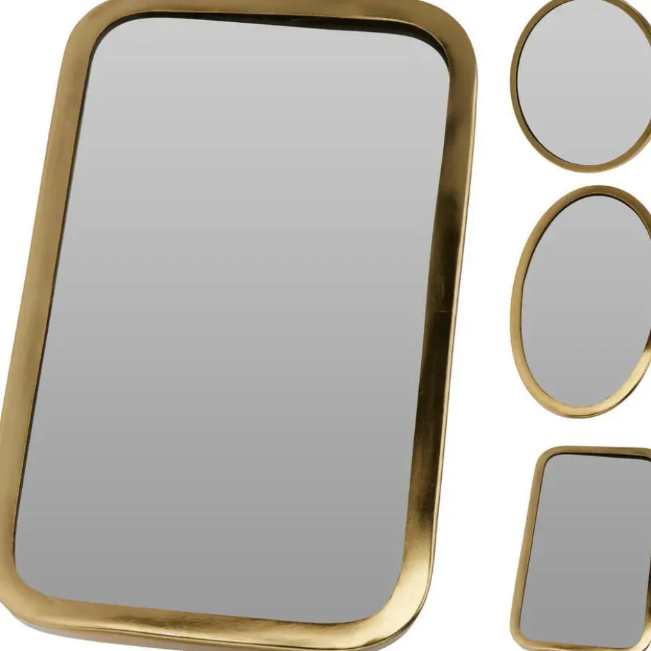 Home & Styling spiegel - ovaal - goud - 15 x 25 cm