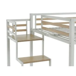 Hoogslaper JOGUI - 2 plaatsen - Wit Metaal