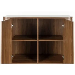 Housecraft Almira Kast Marmerlook/ Walnootkleur - Bruin