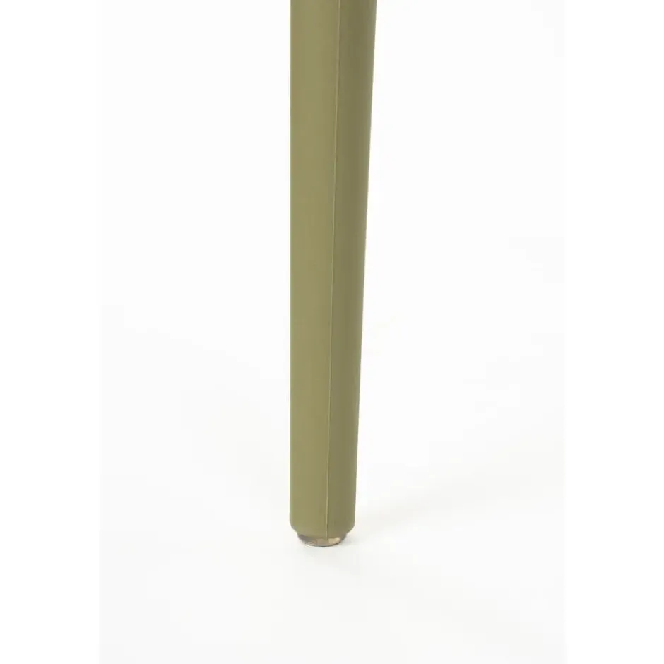 Housecraft Amae Tuinstoel Armleuning Kunststof Groen - Set van 4