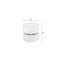 Housecraft Bubbly Poef Forest/ Groen