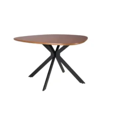 Housecraft Chase Eettafel Organisch/ Rond Metaal/ Hout - Beige