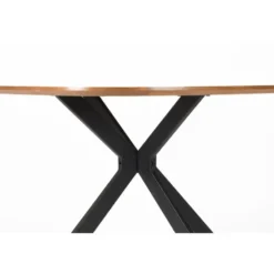 Housecraft Chase Eettafel Organisch/ Rond Metaal/ Hout - Beige