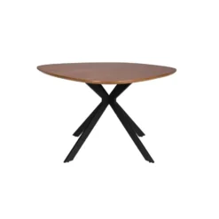 Housecraft Chase Eettafel Organisch/ Rond Metaal/ Hout - Beige