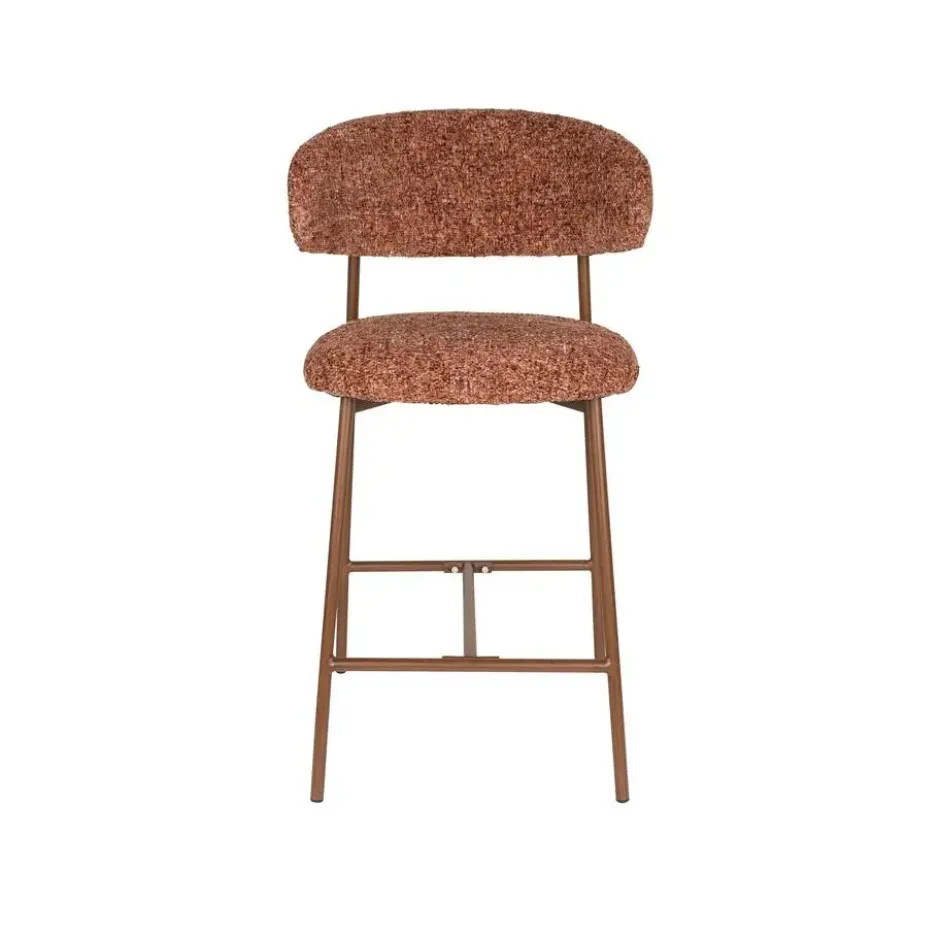 Housecraft Claes Counter/ Barkrukken Terracotta - Set van 2