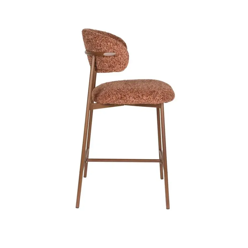 Housecraft Claes Counter/ Barkrukken Terracotta - Set van 2