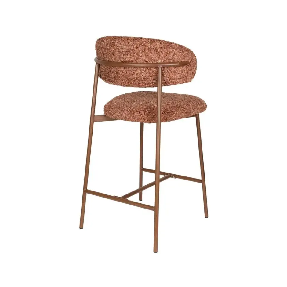 Housecraft Claes Counter/ Barkrukken Terracotta - Set van 2
