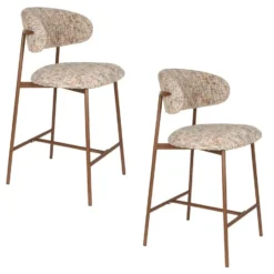 Housecraft Claes Counter/ Barkrukken Meerkleurig - Set van 2