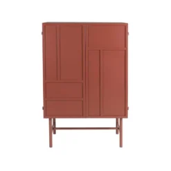 Housecraft Davis Kast Metaal Bruin/ Rood