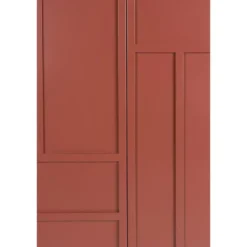 Housecraft Davis Kast Metaal Bruin/ Rood
