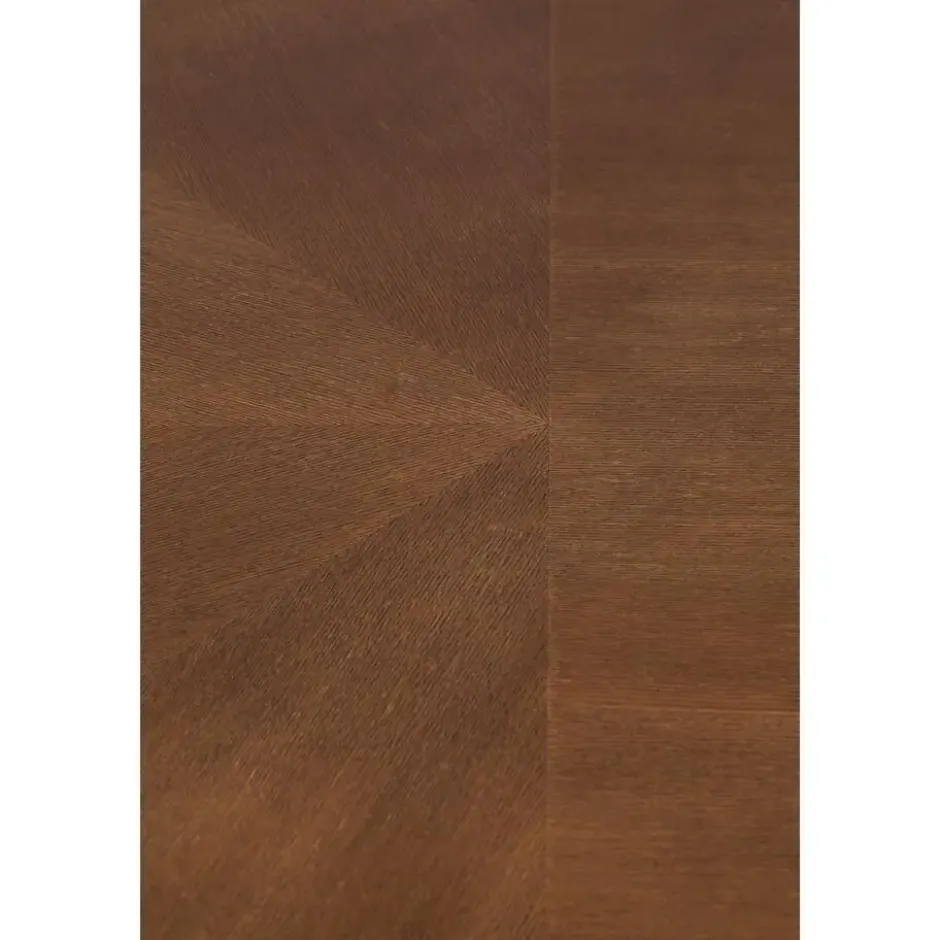 Housecraft Denise Eettafel Ovaal 200x90 cm Hout Bruin/ Goud