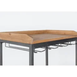 Housecraft Edgar Wijnkast/ Drankkast/ Barkast Hout Bruin