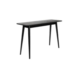 Housecraft Fabio Consoletafel/ Wandtafel 120x40 cm Hout Zwart