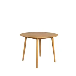 Housecraft Fabio Eettafel Rond 100 cm Hout Naturel