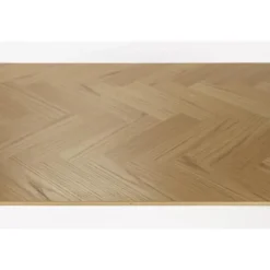 Housecraft Fabio Eettafel Visgraat Hout 160x80 cm Naturel