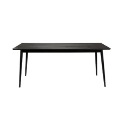 Housecraft Fabio Eettafel Visgraat Hout 160x80 cm Zwart